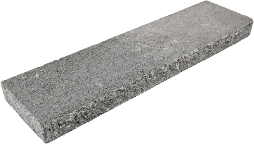 MURSEC Trockenmauerstein, Abdeckplatte, granit-grau, gespalten