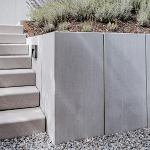 EXACTA LIGHT Winkelplatte Typ 2, grau, glatt, gefast, bewehrt