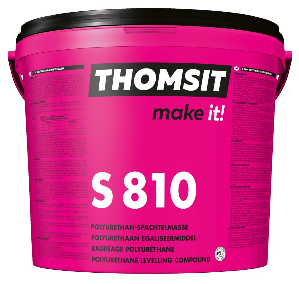 THOMSIT S 810 Polyurethan-Spachtelmasse Komp.B, 6,25-kg-Eimer
