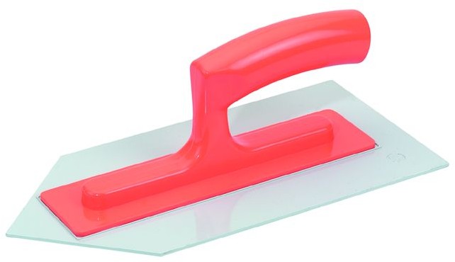 Glättekelle spitz 28/14cm Kunststoff