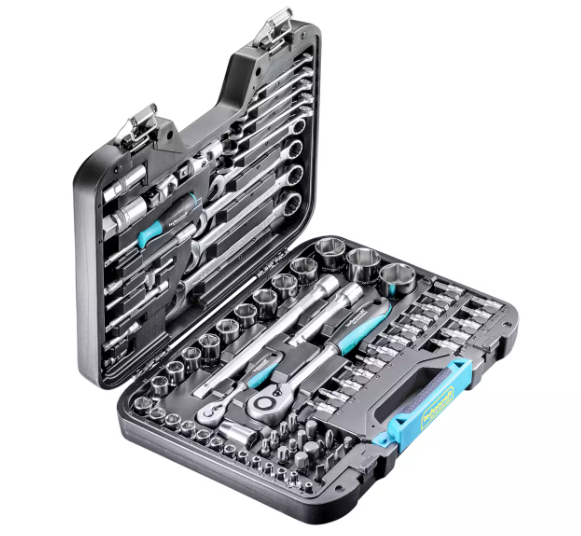 TCP Steckschlüsselsatz 1/4" + 1/2", 82-tlg