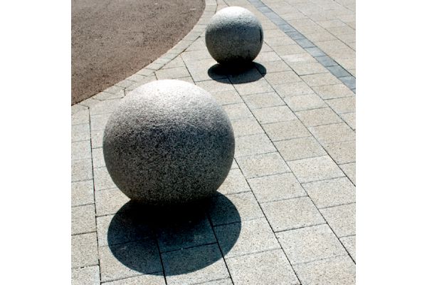 PARADISO Kugelstein, grafit, anthrazit, gestrahlt