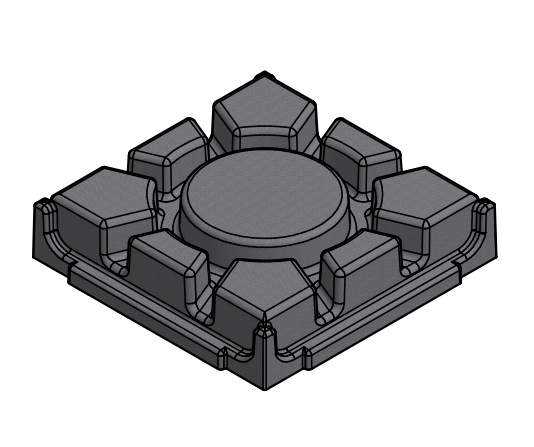 BG-FILCOTEN Kreuzungs-Eckelement parkline 150