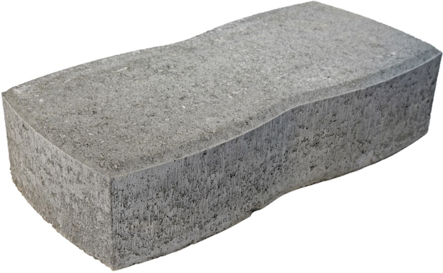 COBRA Mauer-Element, 2er-Element, grau, Deckstein