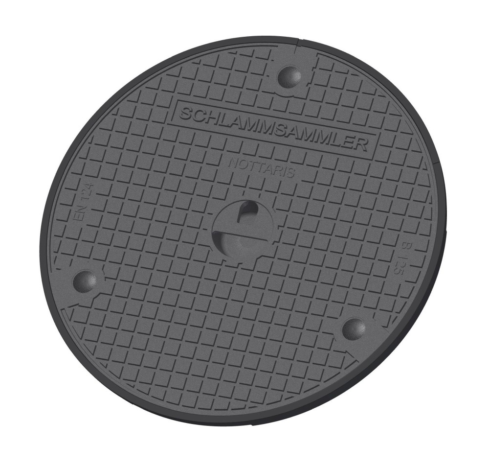 Gussdeckel voll 5 to, Fig.1055S-60-02, verschliessbar