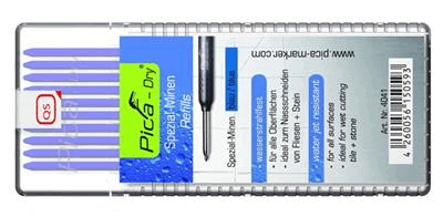 Ersatzminen-Set "Pica-Dry" graphit