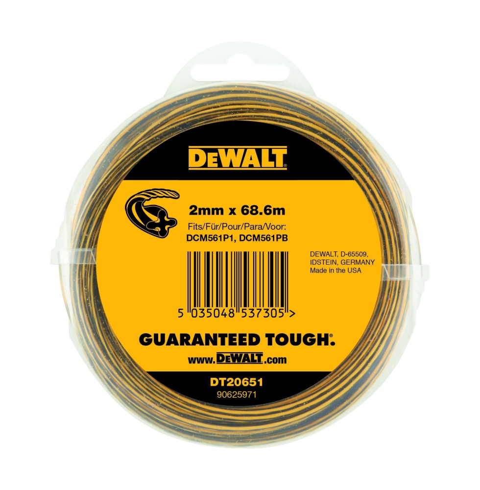 DeWALT Trimmer-Faden 68,6 m / 2,0 mm           