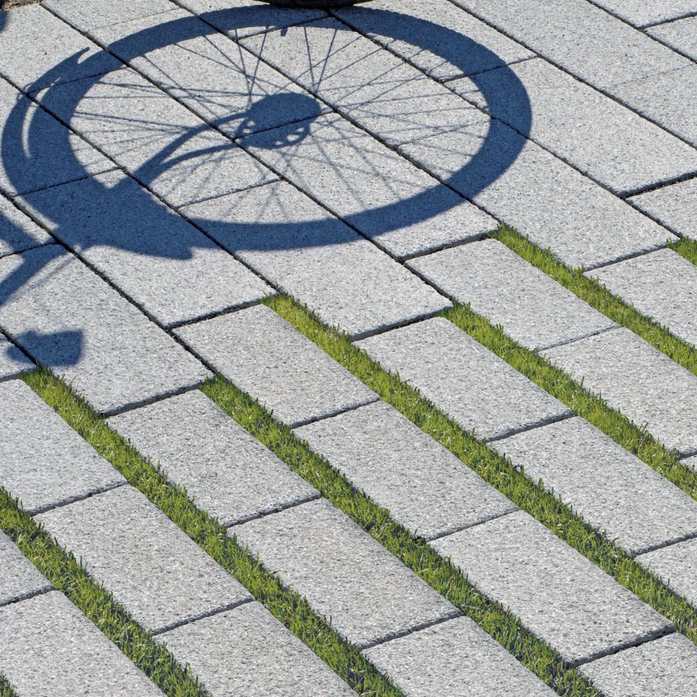 CLIMA STONE Rasen, mit BRIDGE Nockenverbund, anthrazit fein gefast