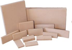 Schamotteplatte 250/124/20 mm