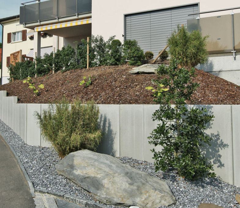 EXACTA Winkelplatte Typ 2, grau, glatt, gefast, bewehrt