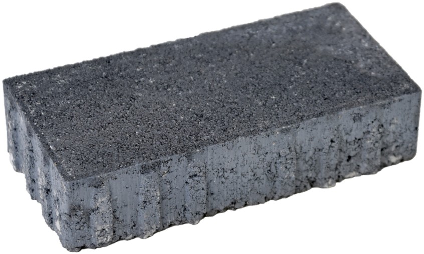 CARENA Pflasterstein mit Nockenverbund, anthrazit, glatt, gefast