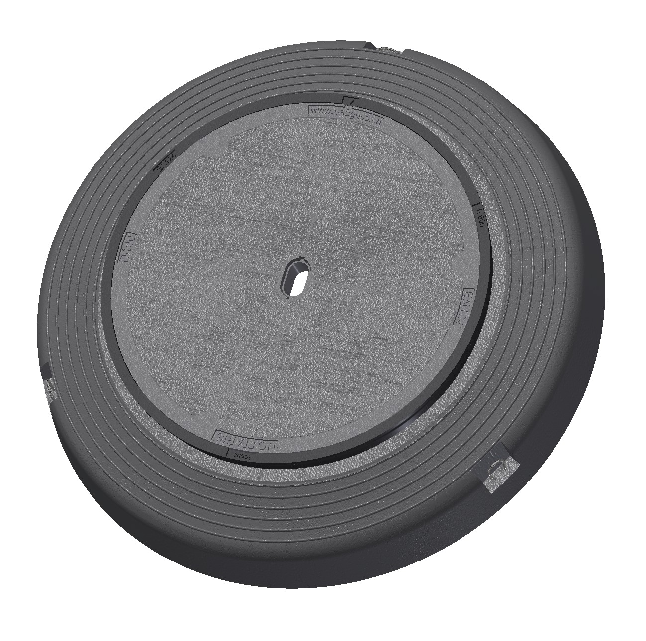 Guss-Beton-Schachtabdeckung Fig.3800-60-50