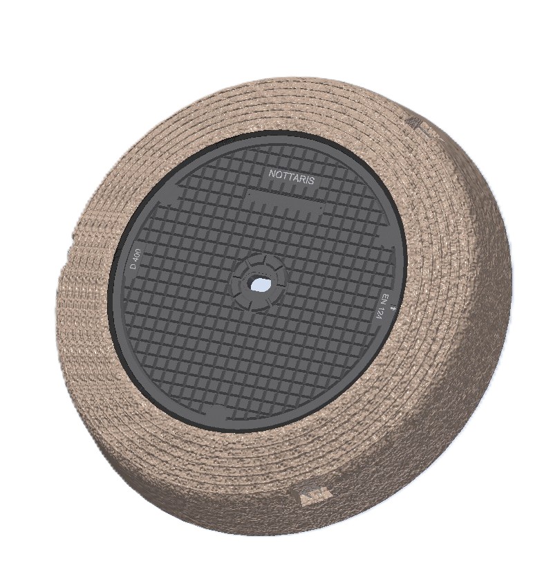 Guss-Schachtabdeckung Fig.3903-60-10