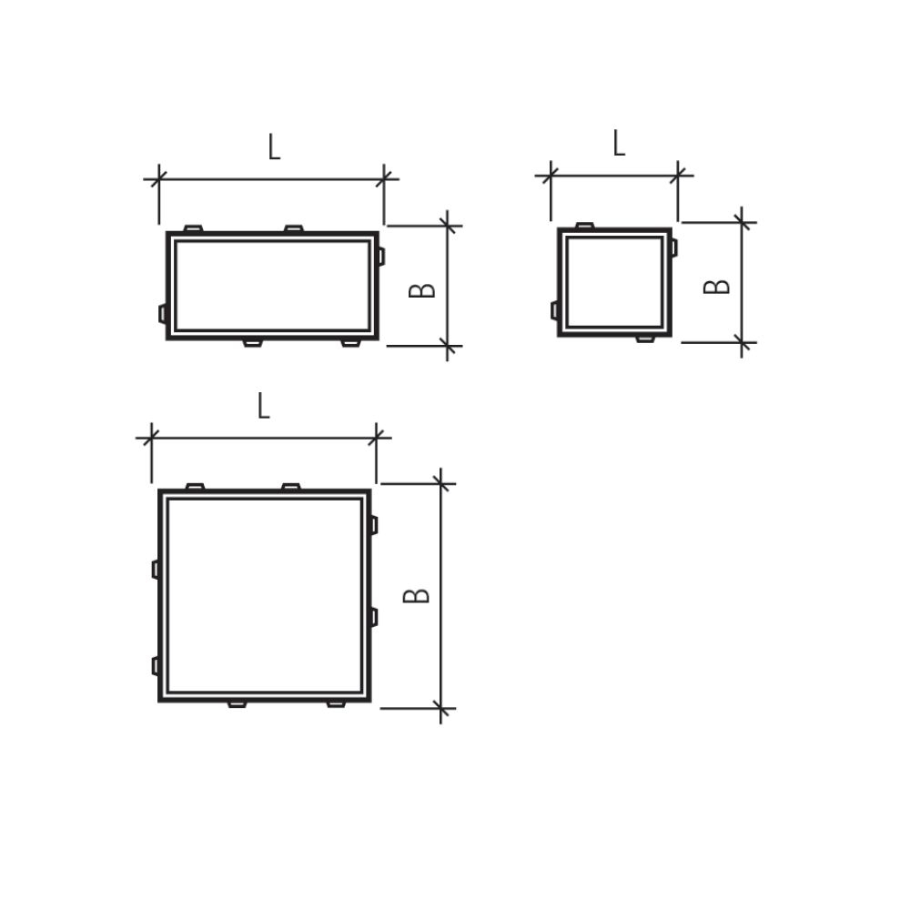 CLASSIC Sickerstein fino mit Nocken, grau, haufwerksporig gefast