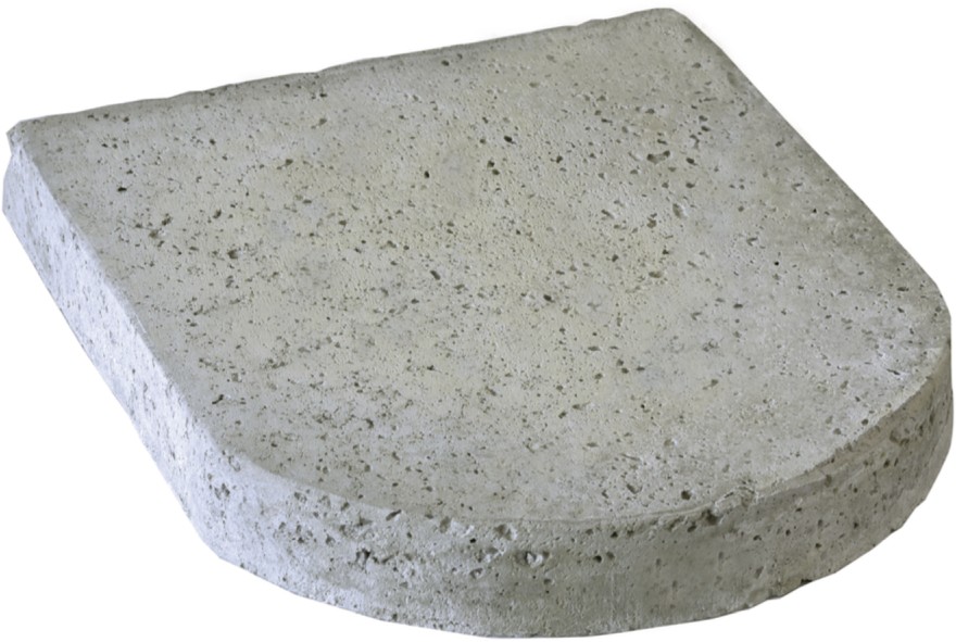 MEGALITH Bodenplatte, grau