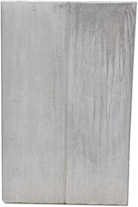 EXACTA Winkelplatte Typ 2, grau, glatt, gefast, bewehrt