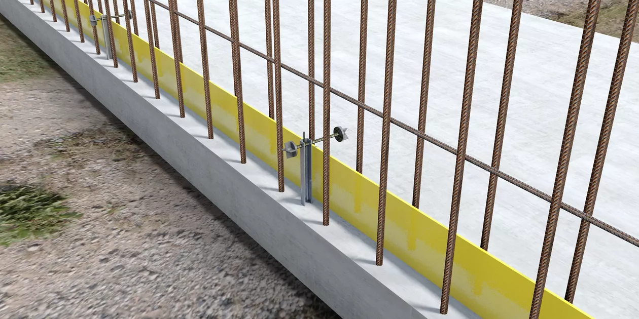 Anschlaghalter AHB für Fugenband 25 cm