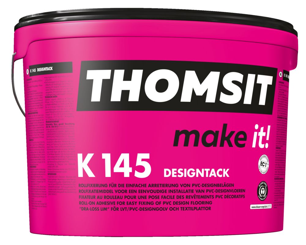 THOMSIT K 145 Design Tack Rollfixierung, 10-kg-Eimer