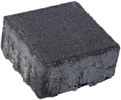 CARENA Pflasterstein mit Nockenverbund, anthrazit, glatt, gefast