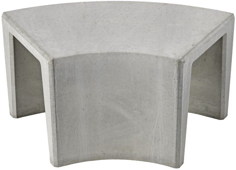 STOCKHORN U-Element, Bogenelement, rund R 80 cm a 45°, geschlossen links, grau