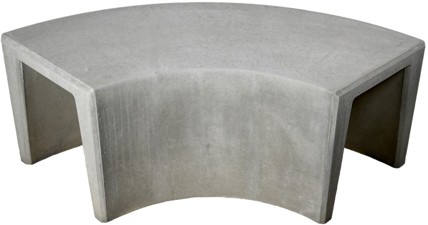 STOCKHORN U-Element, Bogenelement, rund R 80 cm a 90°, grau