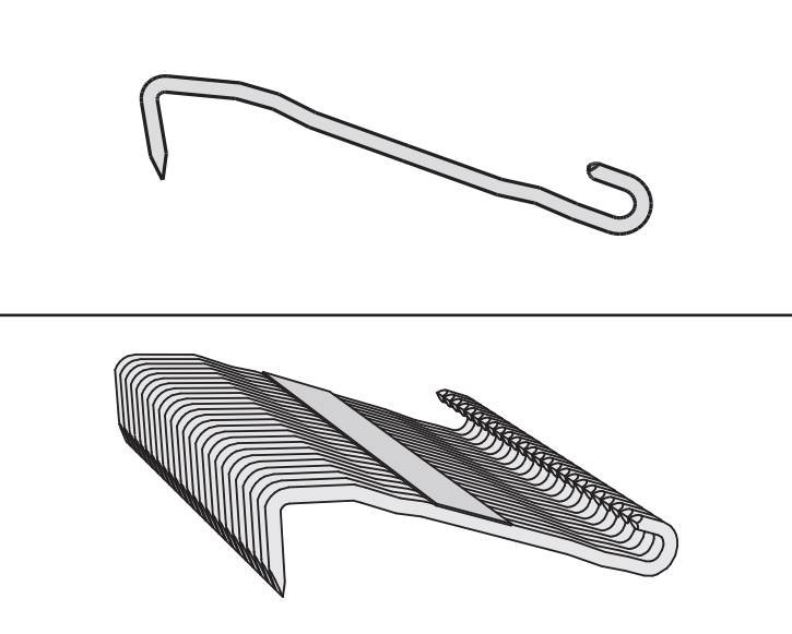 Eternit Dachschieferhaken Chromstahl