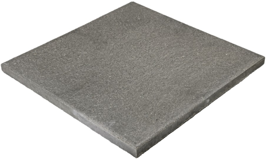 FINESSA Gehwegplatte, grau, gestrahlt, gefast