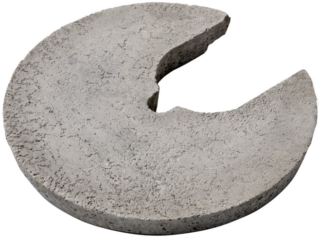 Betondeckel mit DW-Aussparung, versenkt, begehbar, BK A 15