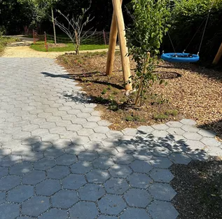 OMEGA Ökosteine, Normalstein, grau, glatt, fein, gefast