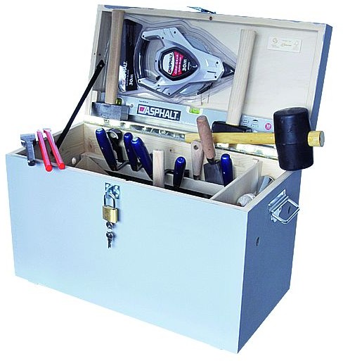 Werkzeugkiste "Gartenbauer" aus Holz