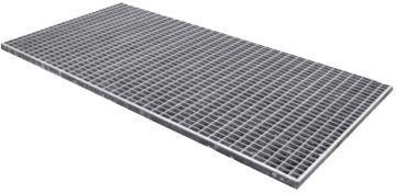 Gitterrost zu Schutzraumlichtschacht, feuerverzinkt, MW 33/22 mm