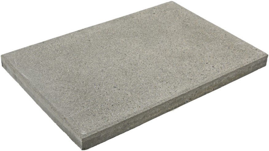 PARADISO Gehwegplatte imprägniert, argento, gestrahlt, gefast