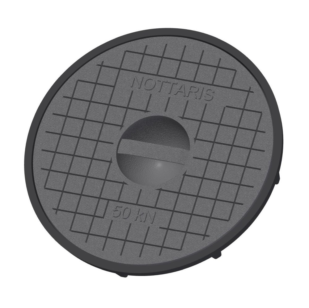 Gussdeckel voll 5 to, Fig.20/21 H 35 cm