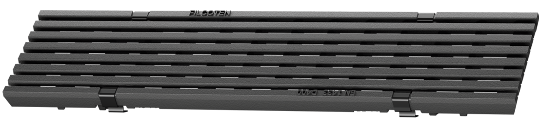 BG-FILCOTEN Guss-Designrost "VIA" NW 100, 500/122/20