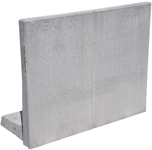 EXACTA LIGHT Winkelplatte Typ 2, grau, glatt, gefast, bewehrt