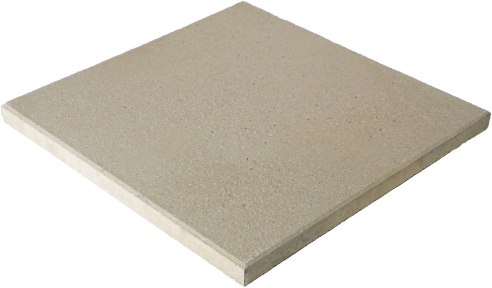 FINESSA Gehwegplatte, beige, gestrahlt, gefast