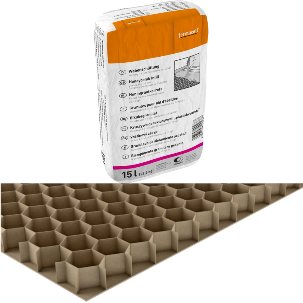 Fermacell Wabenschüttung-Set 30 mm