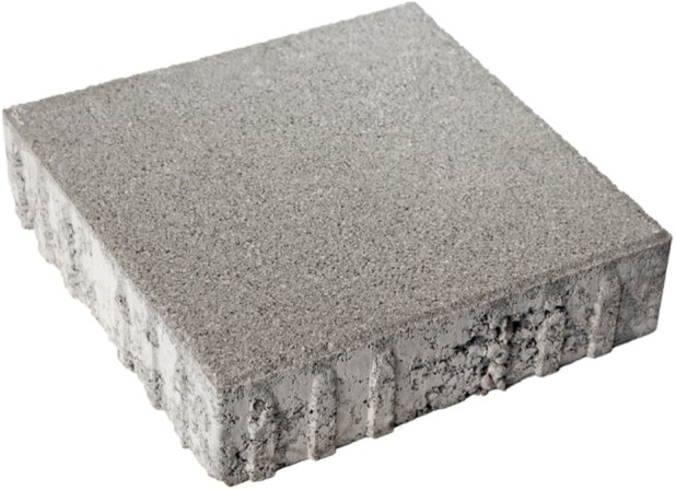 CARENA Pflasterstein mit Nockenverbund, grau, glatt, gefast