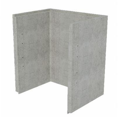 Lichtschacht LW 140 x 80 bewehrt