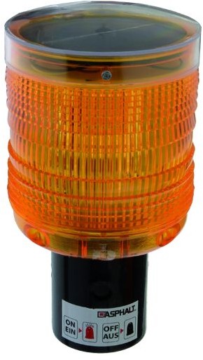 Baustellenlampe "ASPHALT" Solar