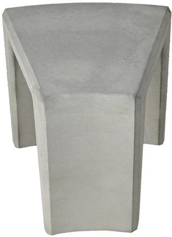 STOCKHORN U-Element, Bogenelement, rund R 80 cm a 30°, grau