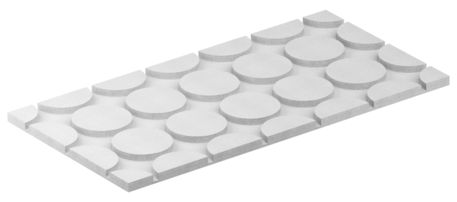 Fermacell Therm 25-125 rund Fussbodenheizelement