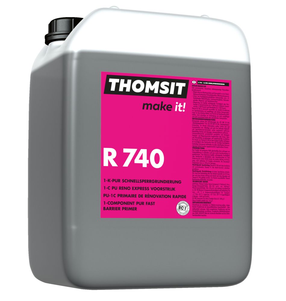 THOMSIT R 740 1-K-PUR Schnellsperrgrundierung, 12-kg-Kanister