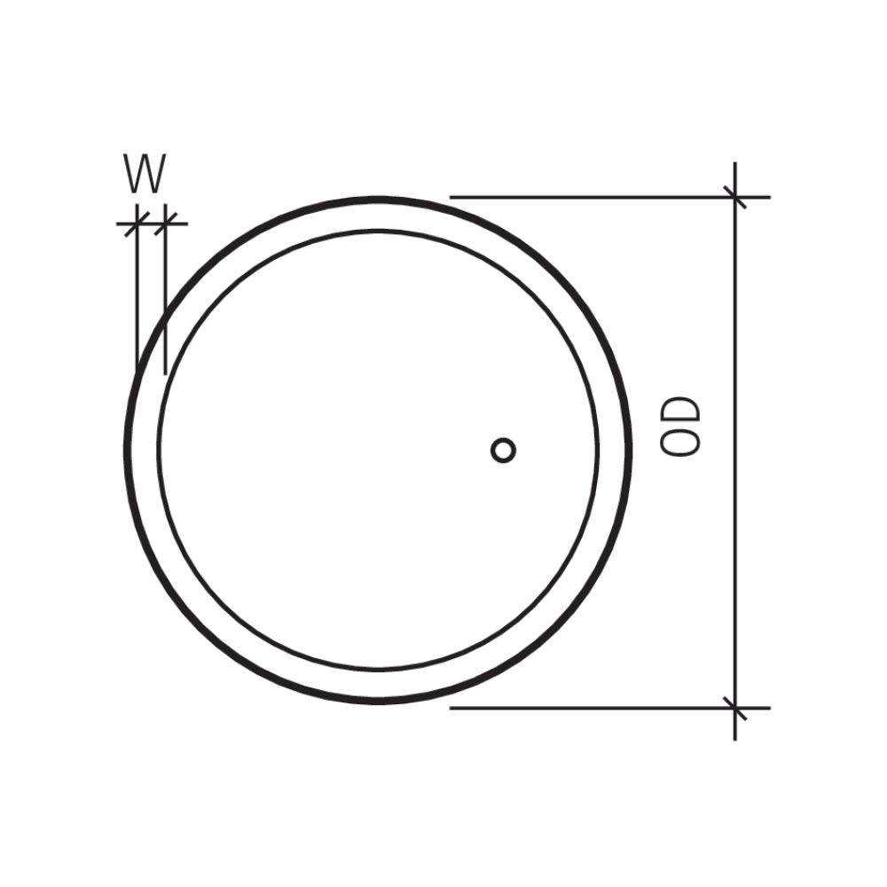 PARCO Pflanzentrog rund, anthrazit, glatt