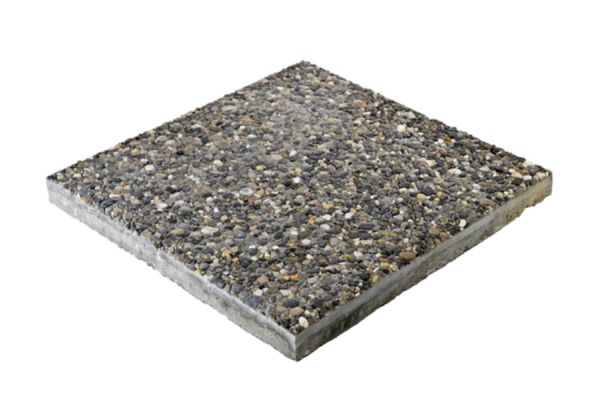 CASTELLO Gehwegplatte, Sarina grau, gewaschen, mit Rundkorn 6-12 mm