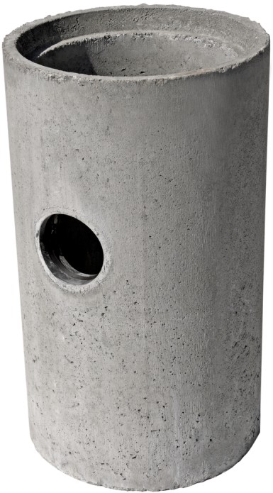 Dachwassersammler Einzelteile, Unterteil mit eingegoss. Schachtfutter