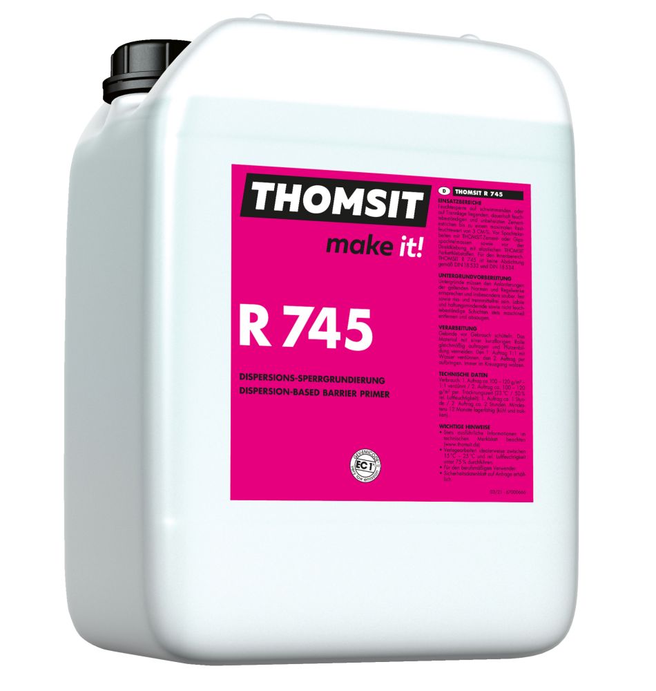 THOMSIT R 745 Dispersions-Sperrgrundierung, 10-kg-Eimer
