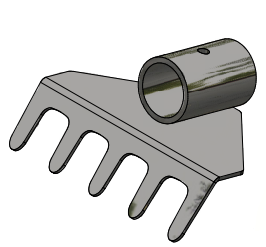 BG-FILCOTEN Reinigungsrechen parkline 150, H=35 