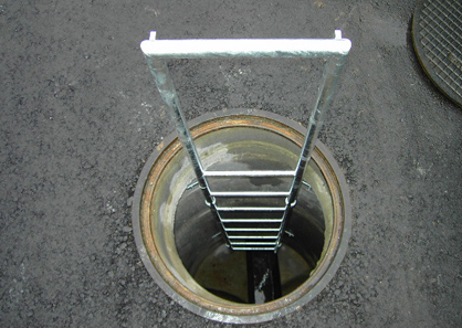 Einstieghilfe zu Schachtleiter ALU