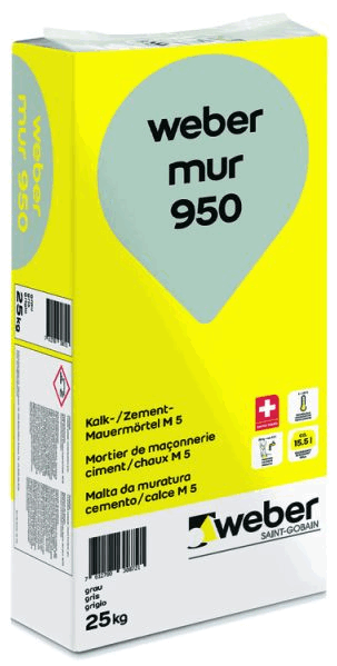 webermur 950 à 25 kg